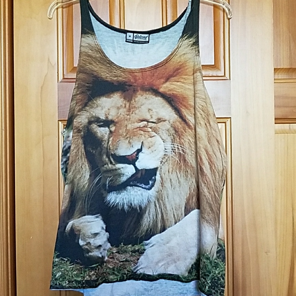 Men's Winking Lion Tank Top